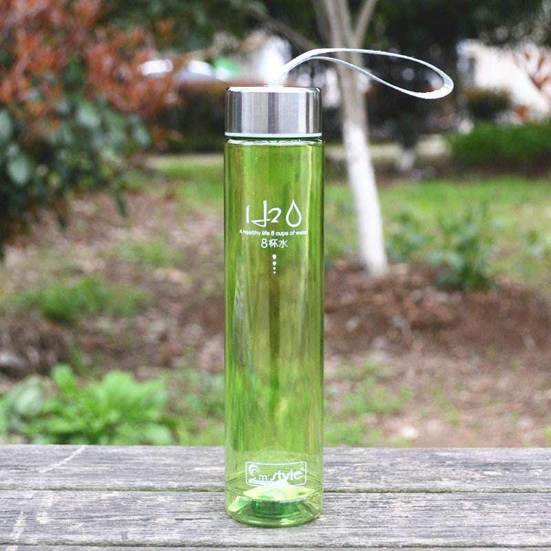 280ML Transparent Slimline Water Bottle