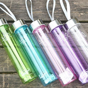 280ML Transparent Slimline Water Bottle