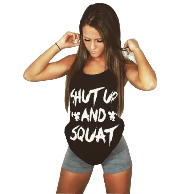 Shut Up & Squat Workout Shirt