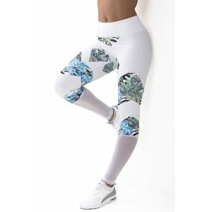 White Flora Legging